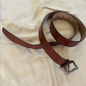 Men's Prada Brown Leather Belt